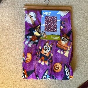 Bluey Halloween Blanket